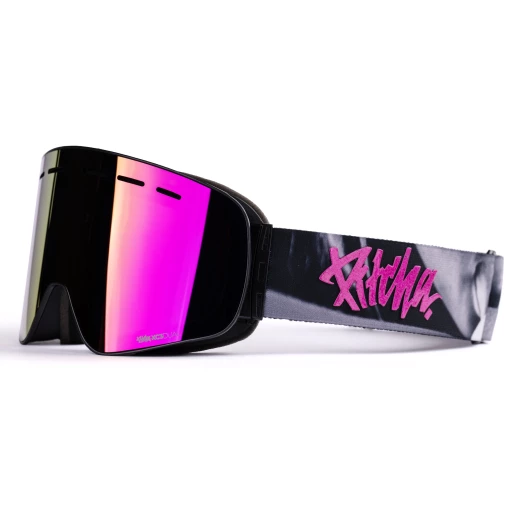 ski goggles Pitcha XC3 porn3 glitter / pink mirrored