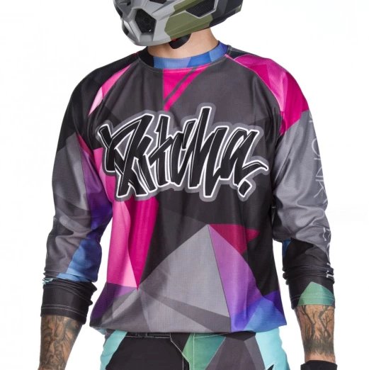 Pitcha FASTER 2024 black/rainbow jersey