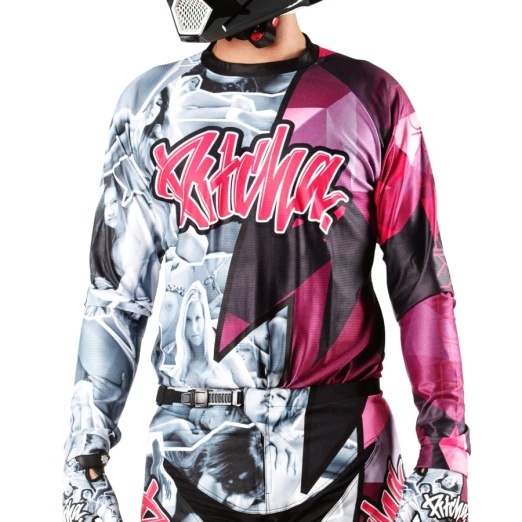 Pitcha PXRN 2025 black/pink/girls jersey
