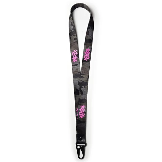 Pitcha LOGO keyring long camo/pink