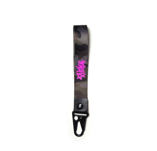 Pitcha LOGO keyring short camo/pink