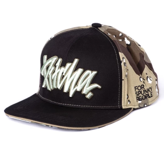 Pitcha FSP snapback hat camo/green