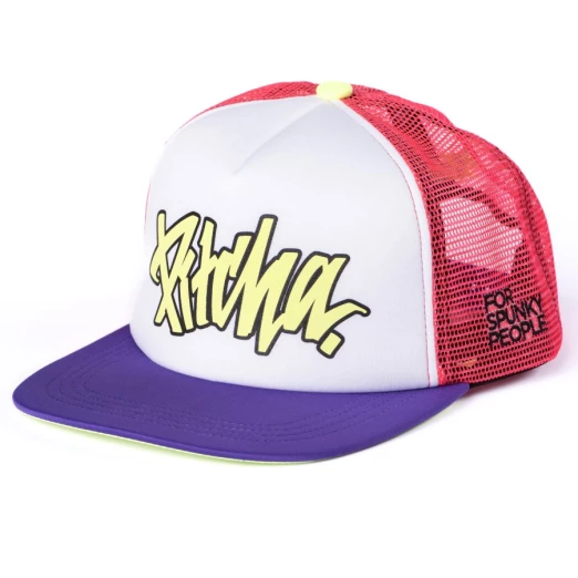 Pitcha LIMITED2 trucker snapback cap pink/purple/neon