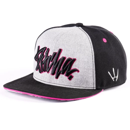 Pitcha LOGO snapback hat black/pink