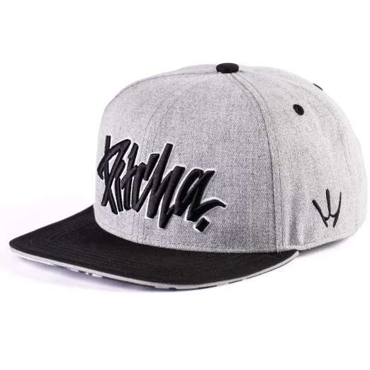 Pitcha LOGO snapback hat grey/black