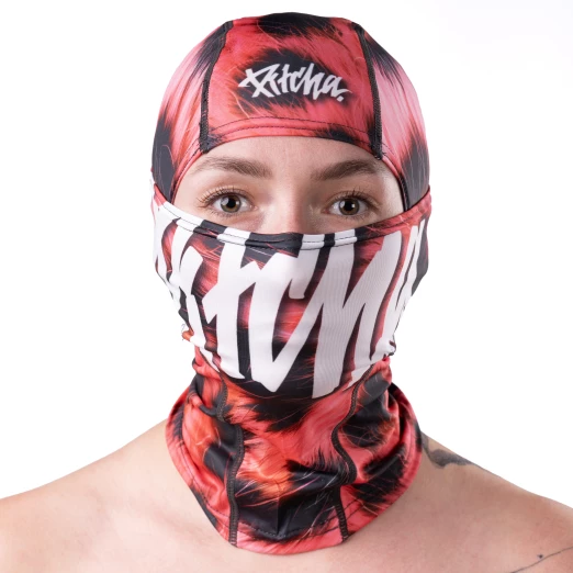 Pitcha NINJA balaclava cheetah pink
