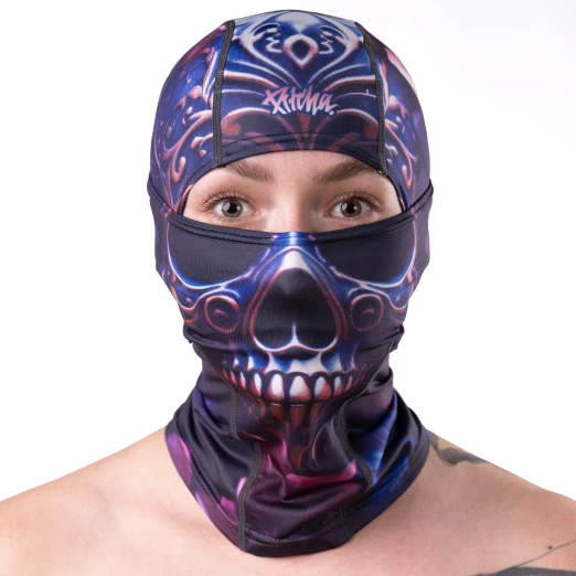 hood Pitcha NINJA balaclava muerte purple