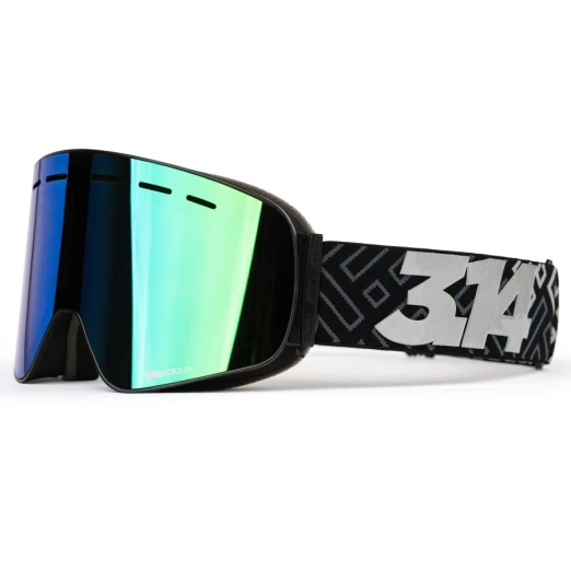ski goggles Pitcha XC3 314 / full revo green