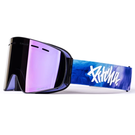 ski goggles Pitcha XC3 aquarel purple / purple mirrored
