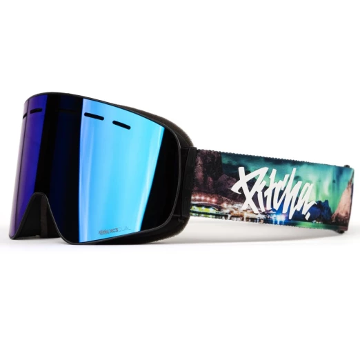ski goggles Pitcha XC3 aurora2 / full revo blue