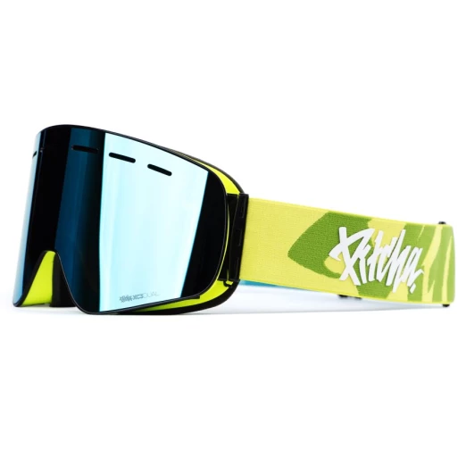 ski goggles Pitcha XC3 duo turquoise-fluo / revo ice blue