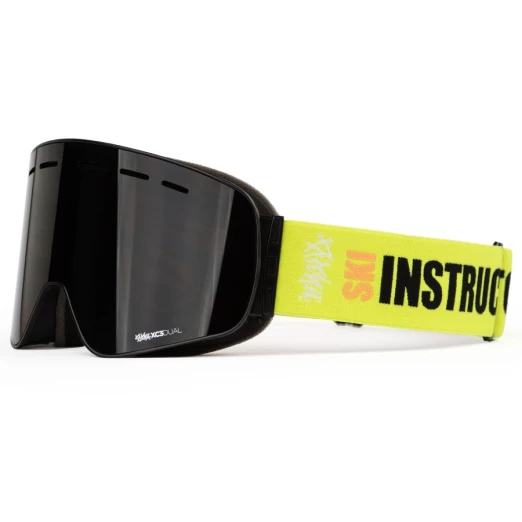 ski goggles Pitcha XC3 fluo INSTRUCTOR / black