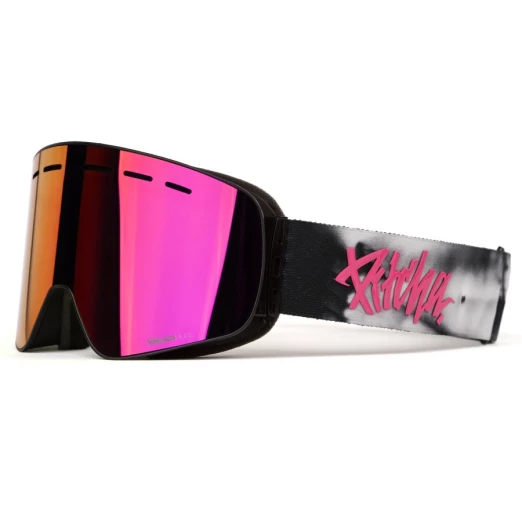 Pitcha XC3 porn2 / pink mirrored ski goggles