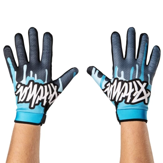 Pitcha DRIPP blue/black moto gloves