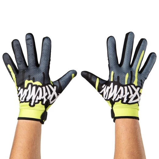 Pitcha DRIPP fluo/black moto gloves