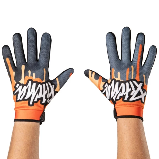 Moto gloves Pitcha DRIPP orange/black