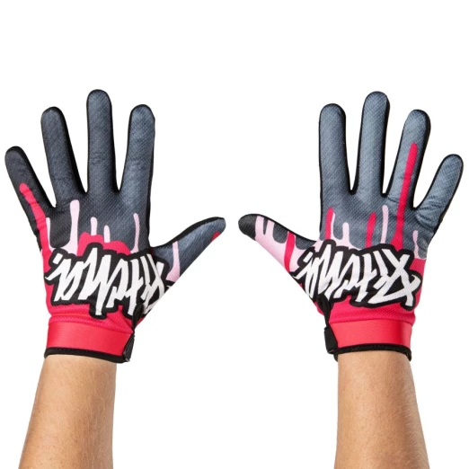 Moto Gloves Pitcha DRIPP pink/black
