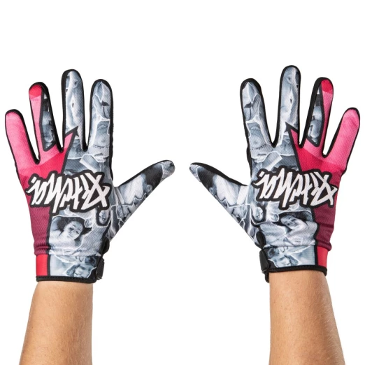 Pitcha PXRN fluo/black moto gloves