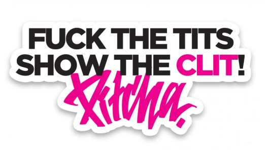 Pitcha FUCKTITS sticker white
