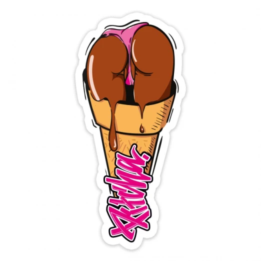 Pitcha LICKER2 choco sticker
