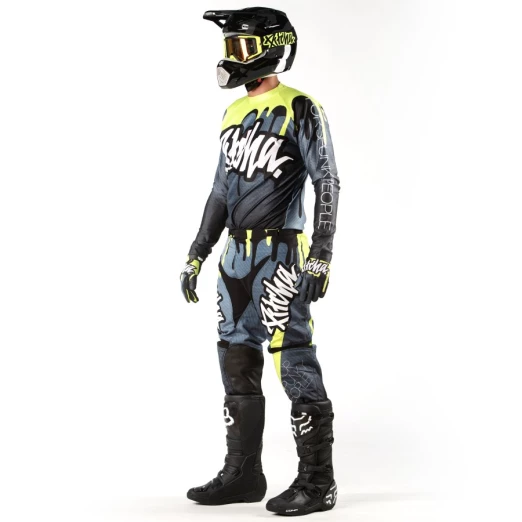 Pitcha DRIPP mx gear set 2025 grey/fluo yellow