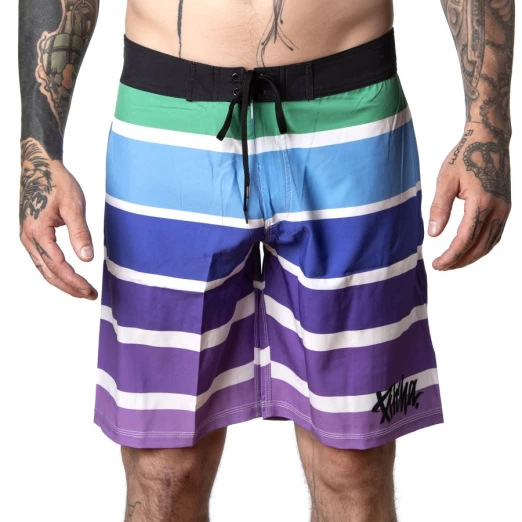 swimwear Pitcha STRIPER blue/purple