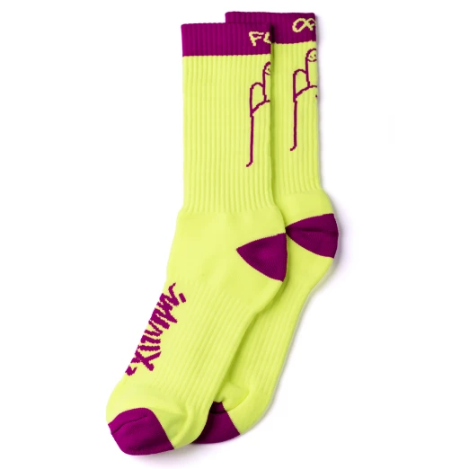 Pitcha FINGER fluo/pink socks