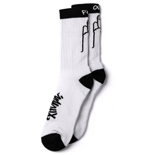 Pitcha FINGER socks white/black