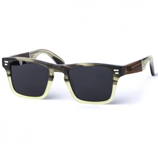 Pitcha FATTI green smog/silver sunglasses