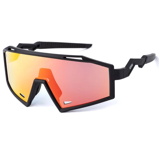 Pitcha THUNDER sunglasses black/red mirrored