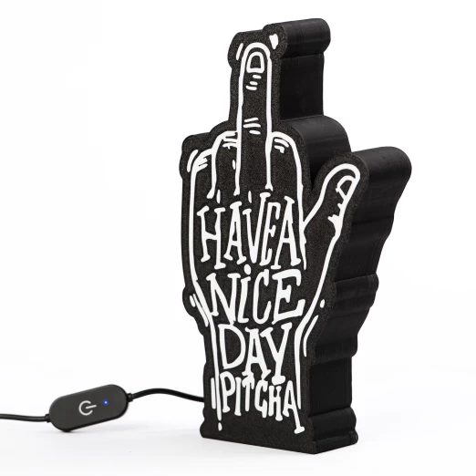 Pitcha NICE DAY white light advertisement