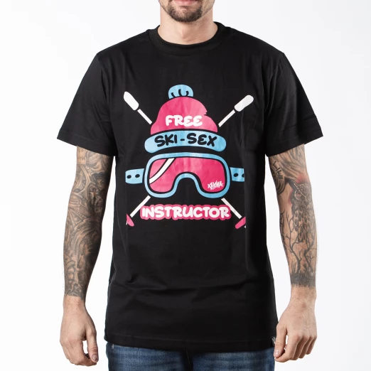 T-shirt Pitcha INSTRUCTOR black