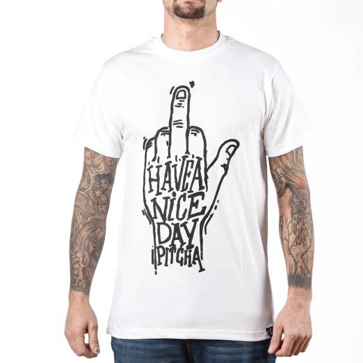 T-shirt Pitcha NICE DAY 2 white
