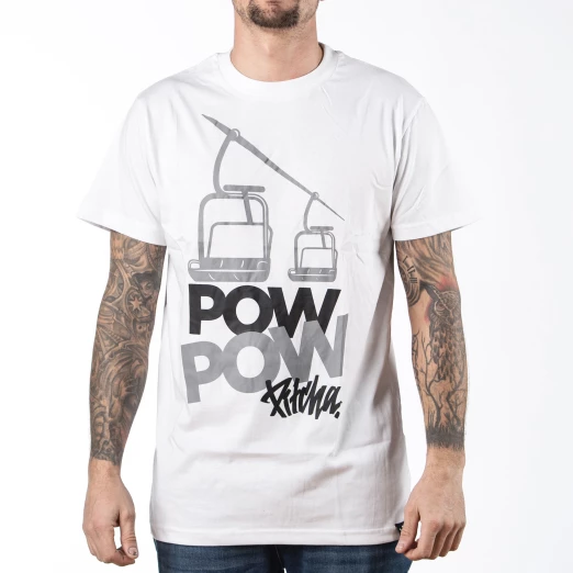T-shirt Pitcha POW POW white
