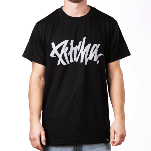 T-shirt Pitcha SIMPLE black/grey