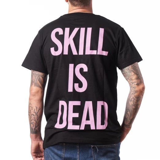 T-shirt Pitcha SKILL black/pussy pink