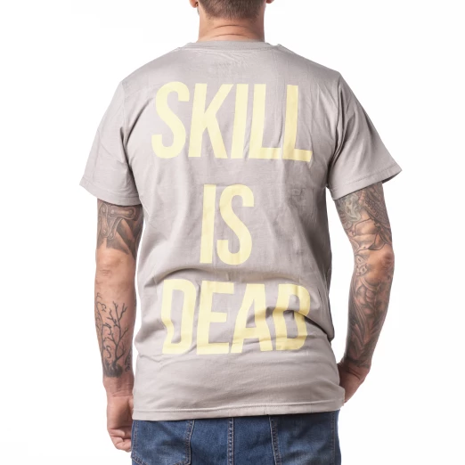 T-shirt Pitcha SKILL grey/vanilla yellow