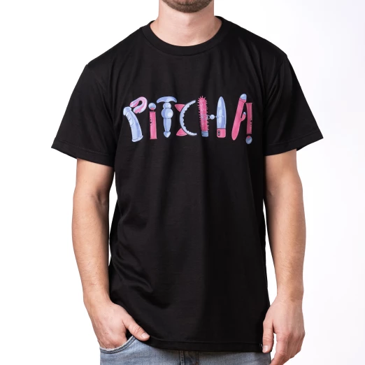 T-shirt Pitcha TOYS black
