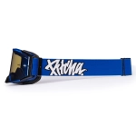 brýle Pitcha FURIOUS navy/white - blue mirrored