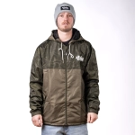 bunda Pitcha DUOTONE windbraker army green/camo