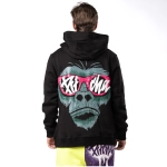 mikina Pitcha GORILLA black/pink