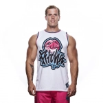 tílko Pitcha Tasty tank white/pink