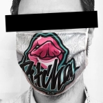 Rouška Pitcha face mask black