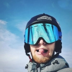 náhradní sklo Pitcha XC3 magnetic revo ice blue