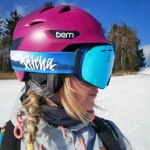 náhradní sklo Pitcha XC3 magnetic revo ice blue