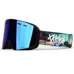 lyžařské brýle Pitcha XC3 aurora2 / full revo blue