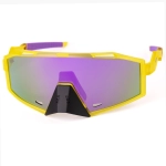 sluneční brýle Pitcha THUNDER yellow/purple2 mirrored